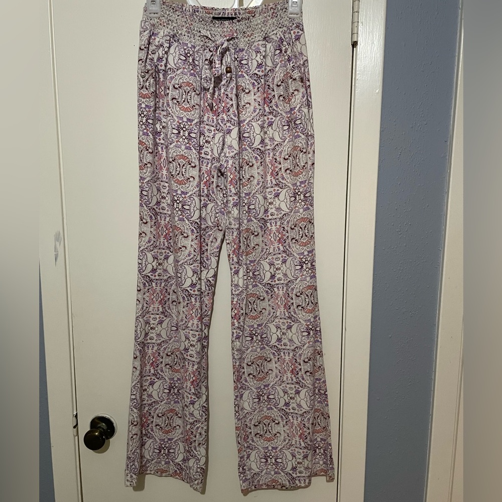 Pull on wide leg pants